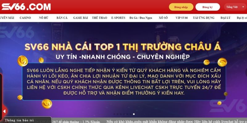 Rút Tiền Sv66